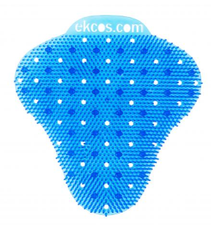 ''EKCOSCREEN'' TAMIS POUR URINOIR BLEU FRAGRANCE PARFUM FRAIS VENDU 12/CAISSE