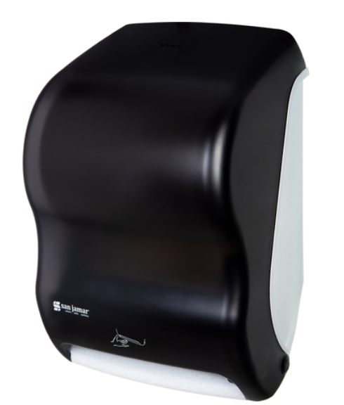 SJ-T1400TBK DISTRIBUTEUR DE PAPIER À MAIN EN ROULEAU SANS CONTACT, ÉLECTRONIQUE ''IQ SENSOR'' NOIR