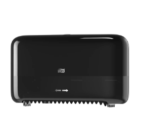 TORK-473208 DISTRIBUTEUR PAPIER HYGIENIQUE NOIR GRANDE CAPACITÉ