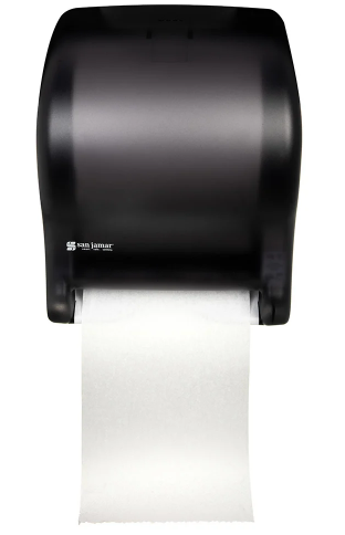 SJ-T8000TBK DISTRIBUTEUR DE PAPIER À MAIN EN ROULEAU NOIR ''TEAR-N-DRY''