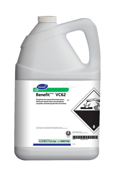 100931326 ''BENEFIT VC62'' NETTOYANT LIQUIDE CHLORÉ SANS PHOSPHATE 4L
