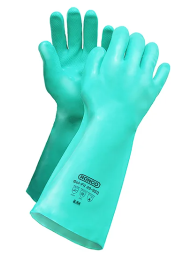 RC-29-953-10 GANT SOL-FIT EXTRA-LARGE VERT MANCHE 15'' 22MILL VENDU 6/PAQUET