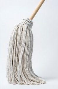 BVS-YC20 MOPPE RONDE COTON 20OZ AVEC MANCHE EN BOIS 54''