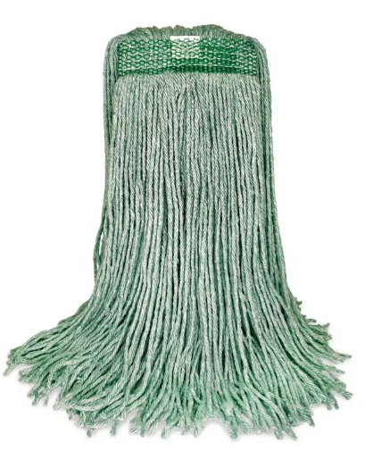 BVS-FVES24 MOPPE VERTE 24OZ BRINS COUPÉS AVEC BANDE ÉTROITE