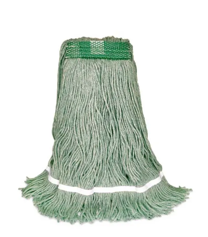 BVS-FTVE20 MOPPE VERTE 20OZ BRINS ATTACHÉS AVEC BANDE ÉTROITE