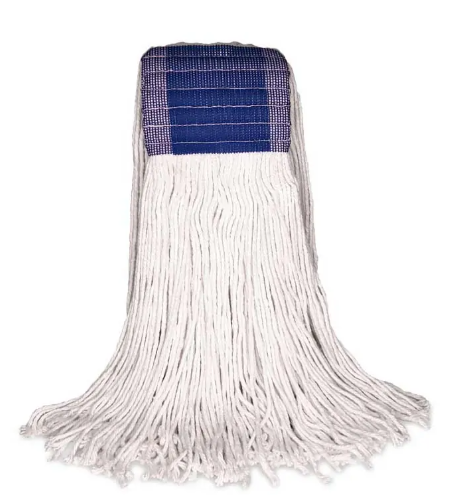 BVS-BLS20 MOPPE BLANCHE 20OZ BRINS COUPÉS AVEC BANDE LARGE