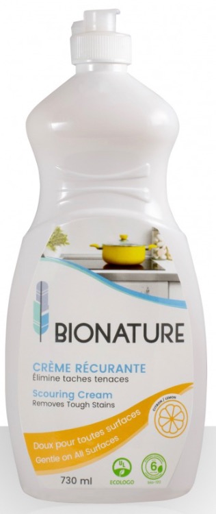 BIO-122 CRÈME RÉCURANTE POUR CUISINE ET SALLE DE BAIN 730ML