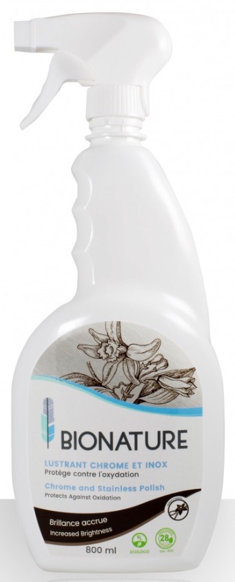 BIO-302 NETTOYANT À CHROME ET INOX 800ML