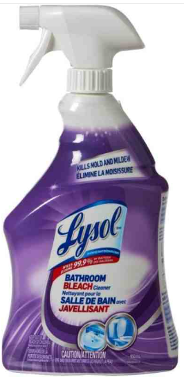 LYSOL-CB891501 DÉSINFECTANT POUR SALLE DE BAIN AVEC JAVELISANT 12X950ML/CS