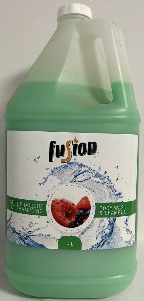 FUSION SHAMPOOING 3.78L * VERT FONCÉ *  4/CS