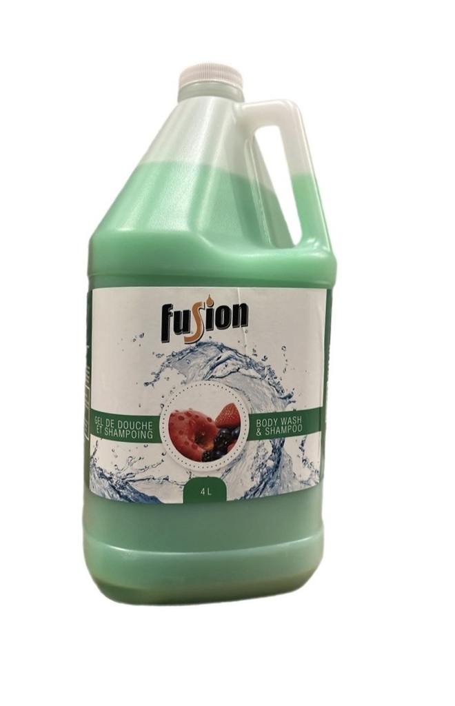 SAVON CORPS ET CHEVEUX FUSION 3.78L VERT