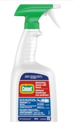 PGC08457-''COMET LIQUIDE'' NETTOYANT PROFESSIONEL AVEC JAVEL VENDU 8X946ML/CAISSE