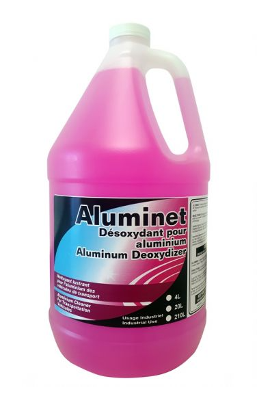GSO-4400304(CSX4) ''ALUMINET'' NETTOYANT ACIDE POUR BRIQUES, CIMENT, ALUMINIUM ET ACIER INOX VENDU 4X4L