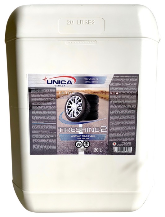 UNICA-NTIR220 TIRE SHINE#2 LUSTRANT POUR PNEUS CONCENTRÉ 20L