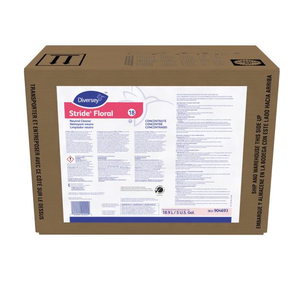 101109758 ''STRIDE FLORAL'' NETTOYANT NEUTRE 18.9L 