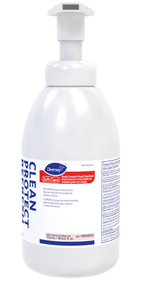 100930833 ''SOFT CARE''  DÉSINFECTANT INSTANTANÉ POUR LES MAINS EN MOUSSE VENDU 6X532ML/CAISSE