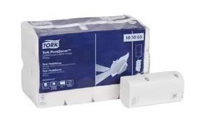 TORK-105065 ''PEAKSERVE'' PAPIER À MAINS BLANC EN CONTINU 12X410/CAISSE