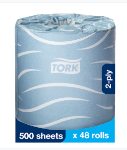 TORK-TM6130S PAPIER HYGIÉNIQUE ROULEAU 48X500F 2PLI