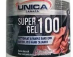 UNICA-101 ''SUPER GEL 100'' NETTOYANT À MAINS SANS ABRASIF 500ML