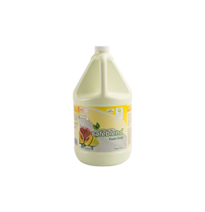 SAFEBLEND-HFMP(4L) SAVON À MAINS ET CORPS MOUSSANT FRAGRANCE MANGUE, PAPAYE 4L