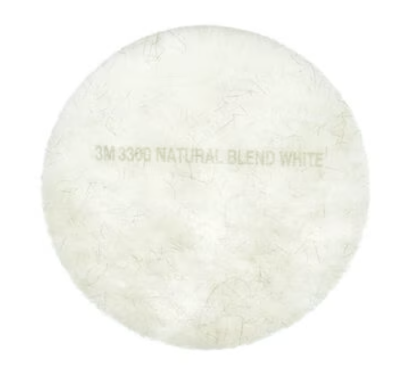 3M-3300 TAMPON 21" POUR POLISSAGE FIBRE NATURELLE ''BLANCHE''