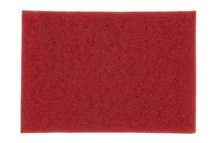 3M-5100 TAMPON 12X18'' ROUGE POUR RÉCURAGE ET LUSTRAGE ''ROUGE''