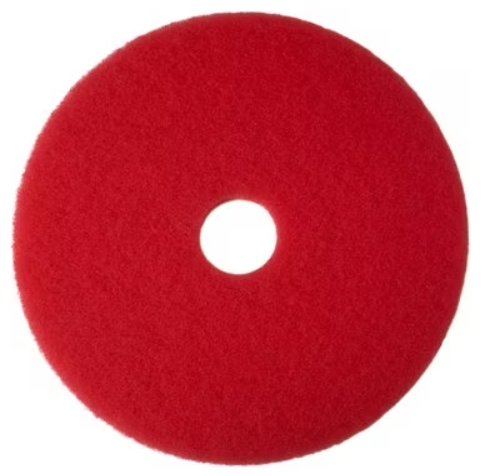3M-5100 TAMPON 20'' POUR RÉCURAGE ET LUSTRAGE ''ROUGE'' 