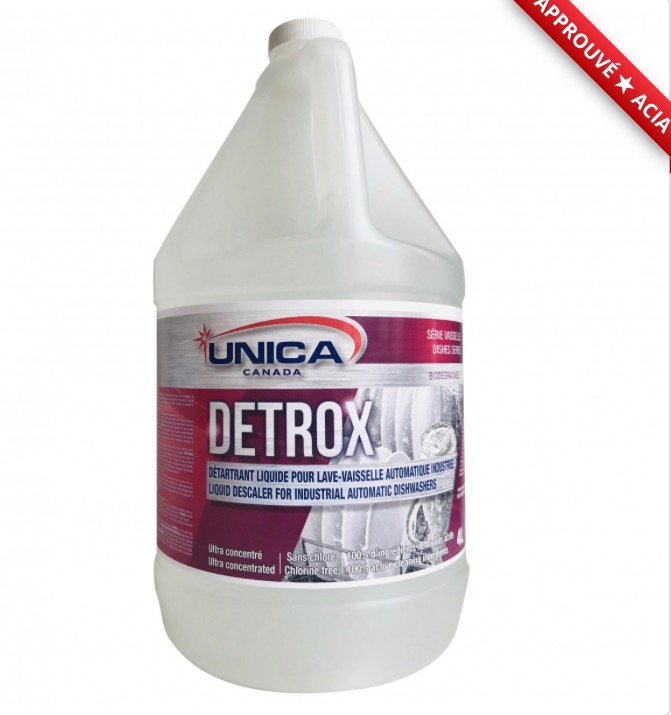 UNICA-NTRIC04 ''DETROX'' DÉTARTRANT À LAVE-VAISSELLE 4L