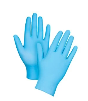 LUX-NIT-L GANTS NITRILE LARGE BLEU 4MILL 100/BOITE