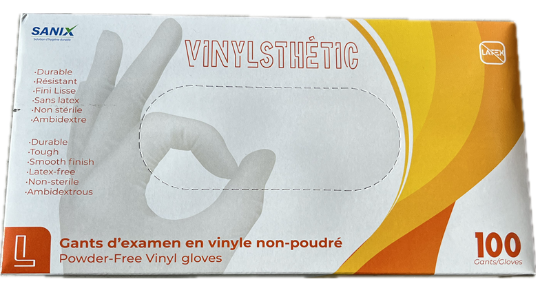 GANT VINYLE MÉDIUM CLAIR 5MILL VENDU 100/BOITE