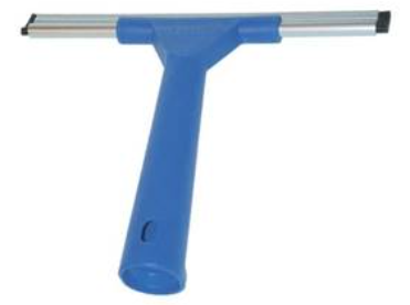 BVS-17012 RACLETTE À VITRES 12'' AVEC POIGNÉE EN PLASTIQUE BLEUE