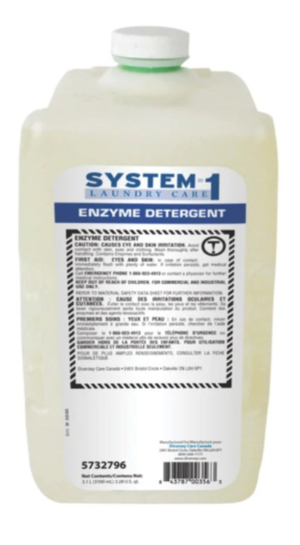 5732796 ''CLAX'' DÉTACHANT À LESSIVE ENZYMATIQUE INDUSTRIEL 33D2 VENDU 2X3100ML/CAISSE