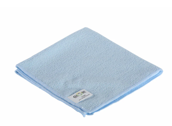 GLB-3131B CHIFFON MICROFIBRE 14X14 BLEU 240GR 20 PAQUETS DE 10/CAISSE