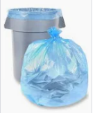 SAC À ORDURES BLEU FORT 35X50 125/CAISSE