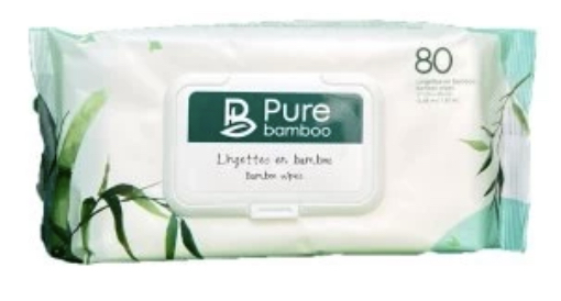 SERVIETTE HUMIDE BÉBÉ BAMBOO COMPOSTABLE 12X80/CAISSE