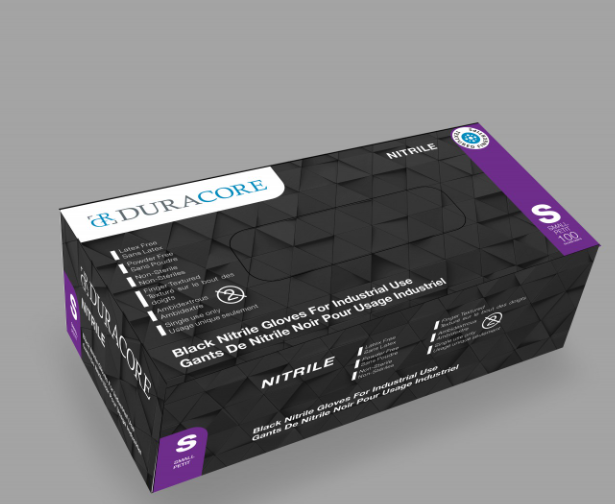DC-B62280 GANTS NITRILE NOIR LARGE 6MILL 100/BOITE