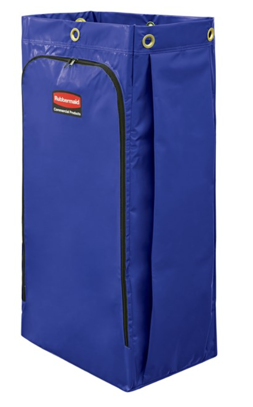 RUBBERMAID-1966883 SAC EN VINYLE BLEU POUR CHARIOT DE NETTOYAGE 34G
