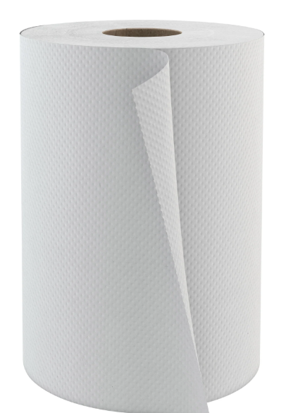 GLB-RT800WH PAPIER À MAIN BLANC EN ROULEAU 6X800'/CAISSE
