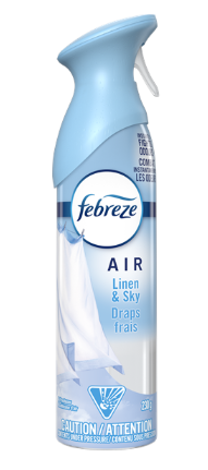 ''FEBREZE'' DÉSODORISANT D'AMBIANCE ANTI-ODEURS ''LINGE FRAIS'' VENDU 6X230GR/CAISSE