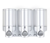 76335-1 ''AVIVA'' DISTRIBUTEUR À SAVON TRIPLE SATIN SILVER