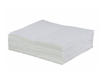 WPC-SPOQ-LS200 TAMPONS ABSORBANT LÉGER BLANC 15''X18'' 200/CAISSE 