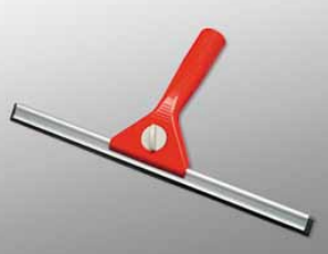 VILEDA-134945 RACLETTE À VITRES 14'' AVEC POIGNÉE EN PLASTIQUE ROUGE