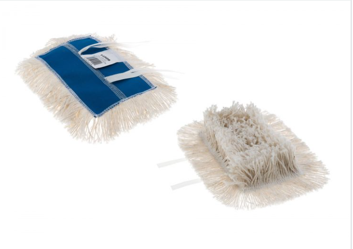 AG-14509 MOPETTE BLANCHE 9'' AVEC ATTACHE