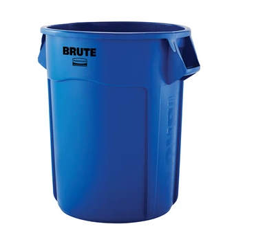 RUBBERMAID-1779732 POUBELLE RONDE BLEUE 55GAL 