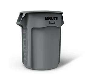 RUBBERMAID-FG265500GRAY POUBELLE RONDE GRISE 55GAL