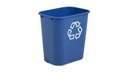 [052966] RUBBERMAID-FG295673BLUE POUBELLE RECYCLAGE BLEU 26.6L  