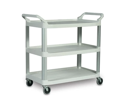 RUBBERMAID-FG409100OWHT CHARIOT UTILITAIRE XTRA™, CÔTÉ OUVERT, CAPACITÉ DE 300 LB, BLANC