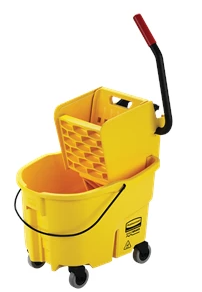 RUBBERMAID-FG748000YEL CHAUDIÈRE/ESSOREUSE PRESSION LATERALE 26PTE JAUNE