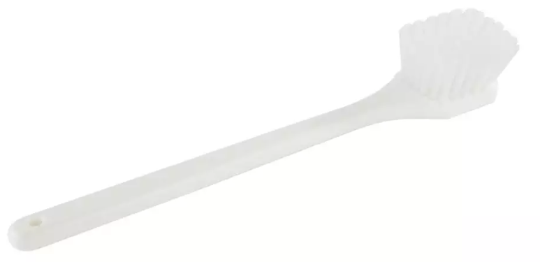AG-848 BROSSE À RÉCURER BLANCHE AVEC MANCHE 20''
