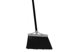 BVS-905 BALAI DOMESTIQUE 12'' À ANGLE MANCHE EN MÉTAL DE 48''  
